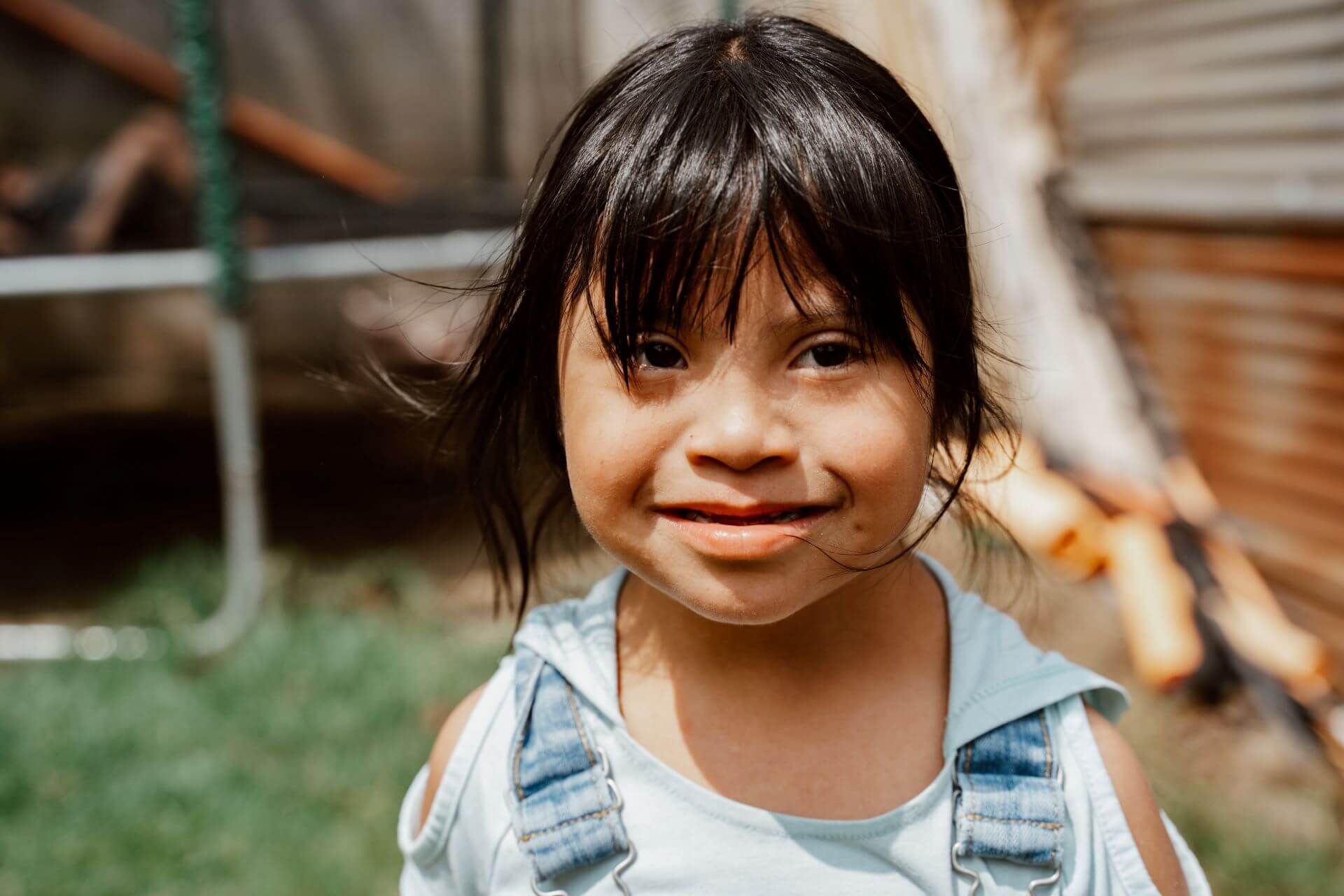 A smiling girl in Guatemala